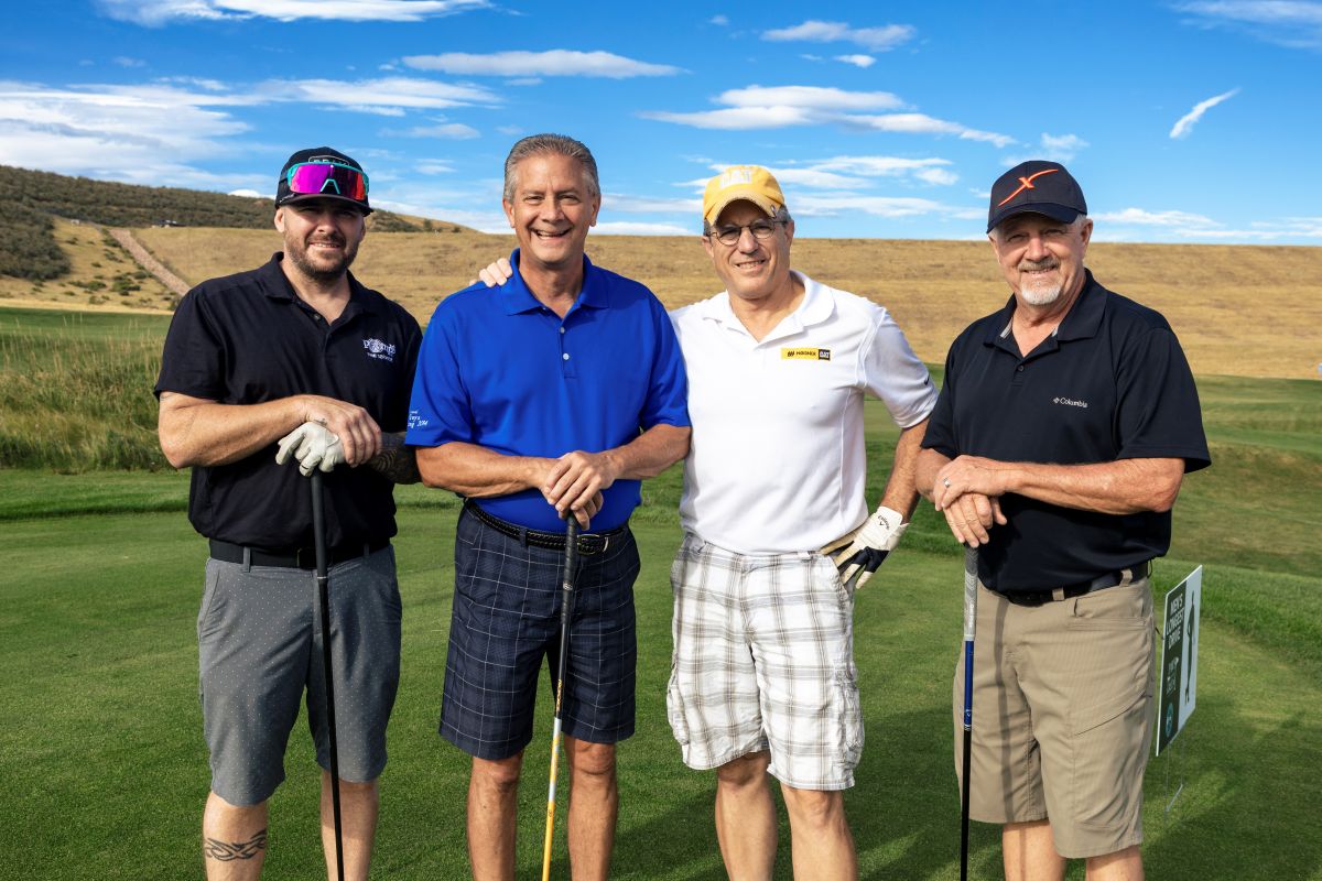 2026 Paws on the Green - foresome on the course